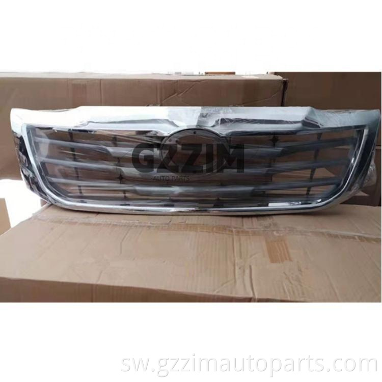 ABS Plastic Middle Grille Front Grille Guard Auto Bumper Chromed Grille Trim For Vigo 2012